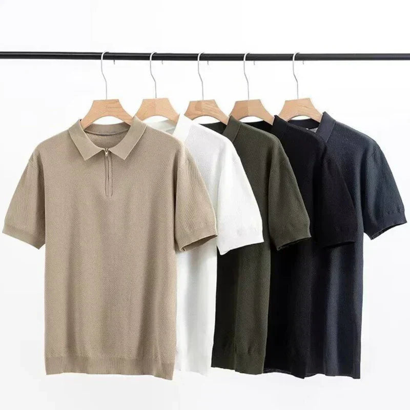 Butik Riga™ Marbella Polo with Zipper