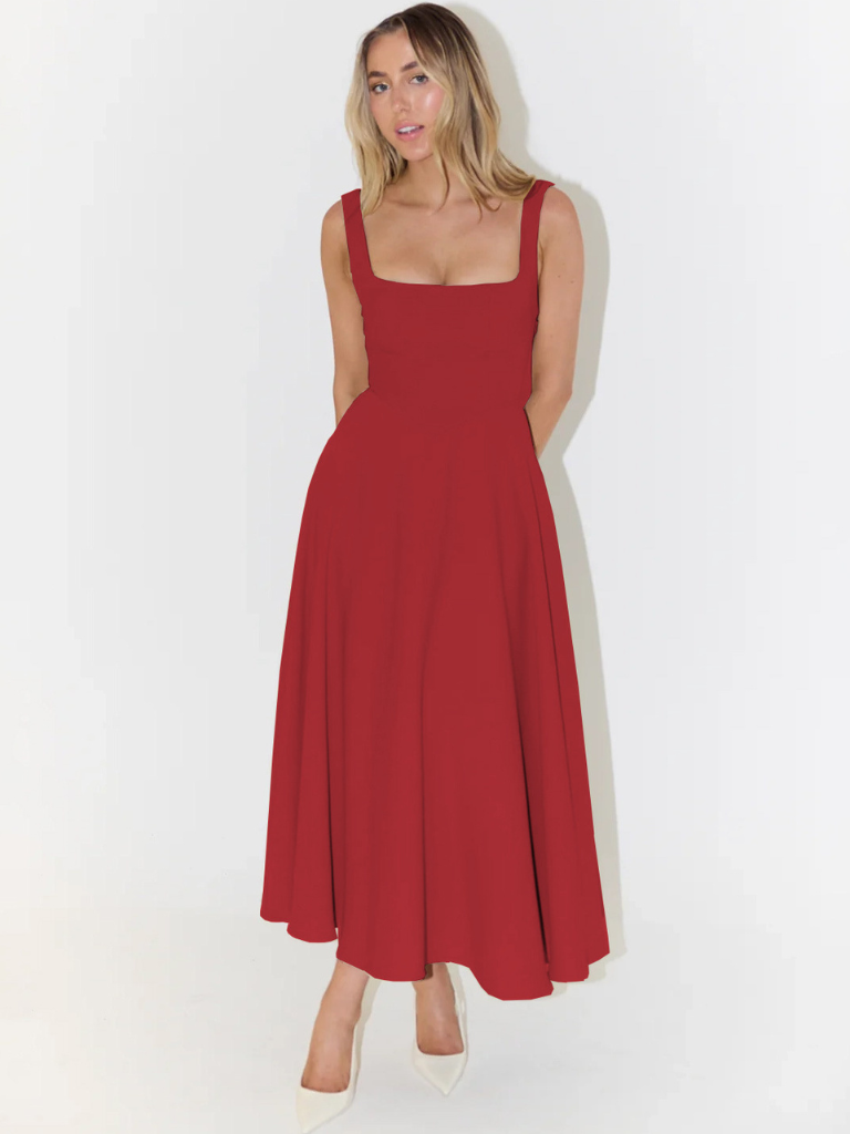 Fioren™ | Eleganta Midi Kleita