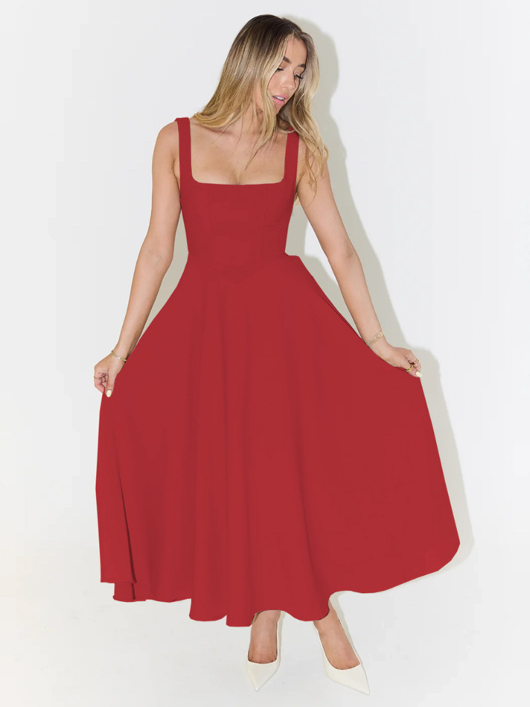 Fioren™ | Eleganta Midi Kleita