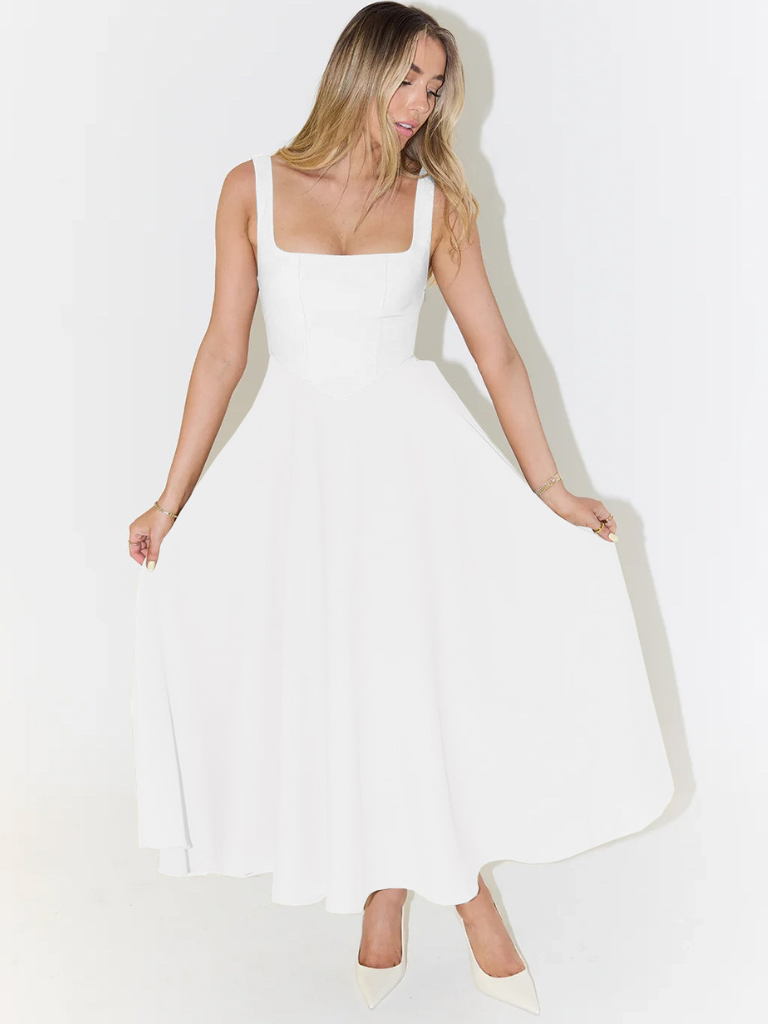 Fioren™ | Eleganta Midi Kleita