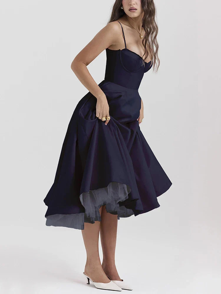 Camyra™ | Eleganta Midi Kleita