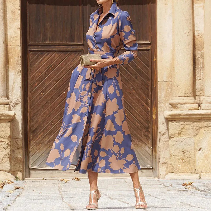 Élise | Eleganta kleita ar garām piedurknēm