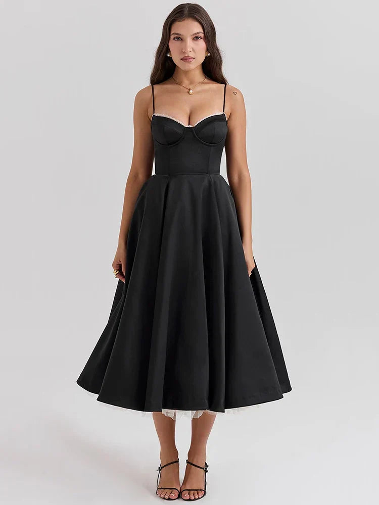 Camyra™ | Eleganta Midi Kleita