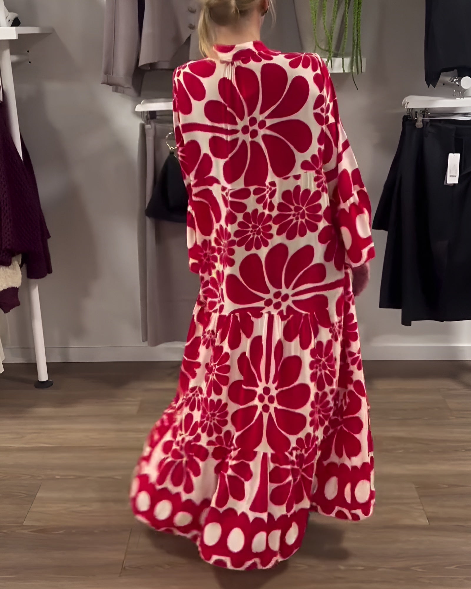 Marielle | Eleganta Maxi Kleita ar Ziediem