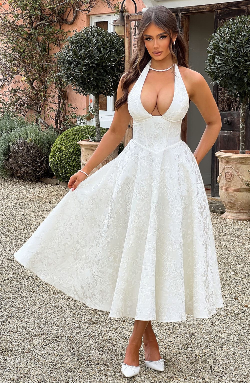 Catalina™ | Romantiska Midi Kleita