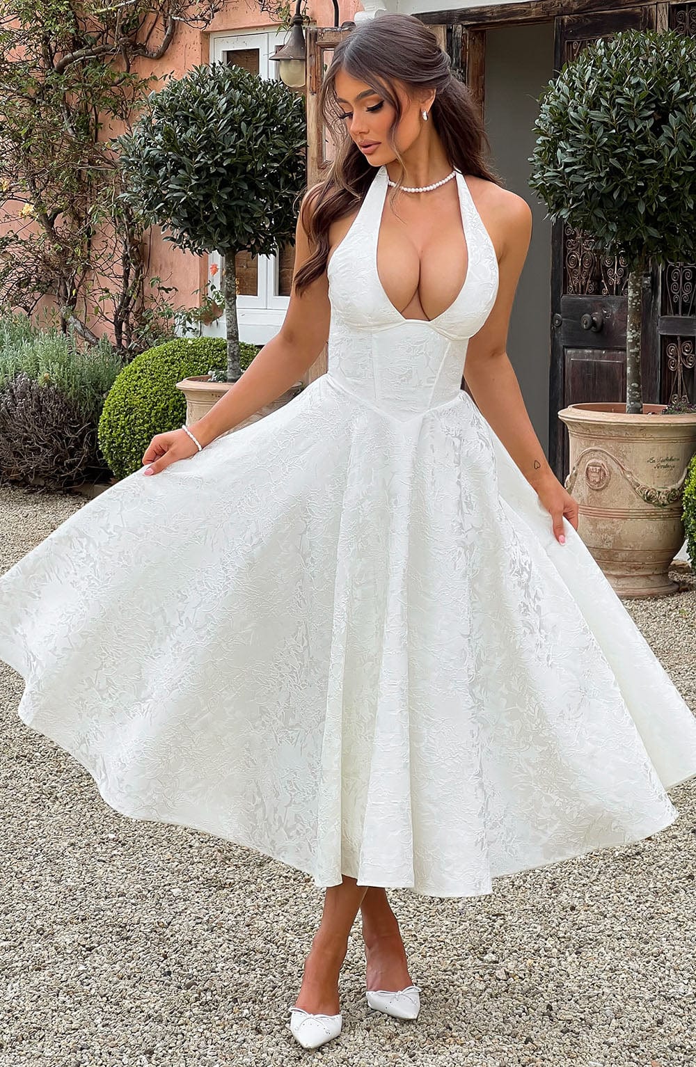 Catalina™ | Romantiska Midi Kleita