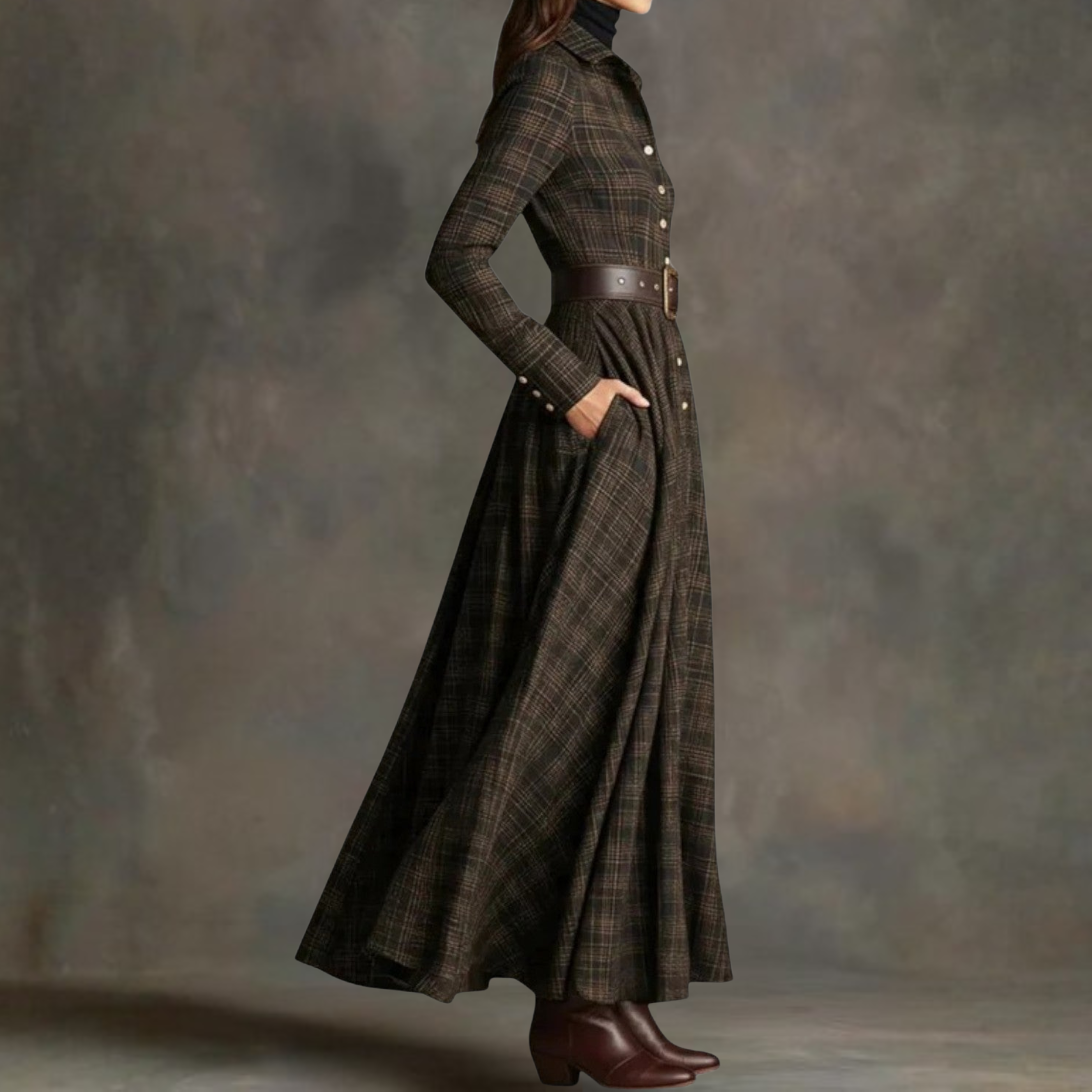 Sara™ | Vintage Maxi Kleita