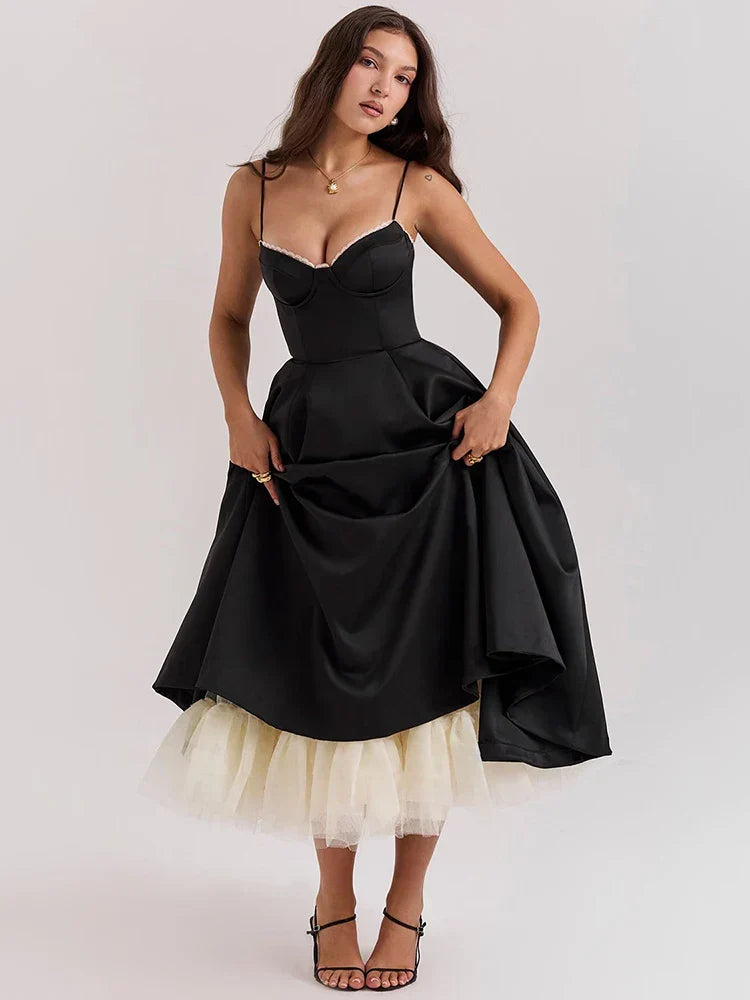 Camyra™ | Eleganta Midi Kleita