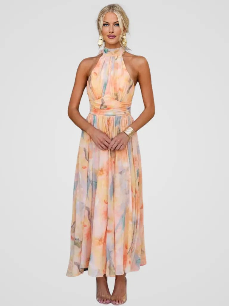 Pippa™ | Midi ziedu kleita